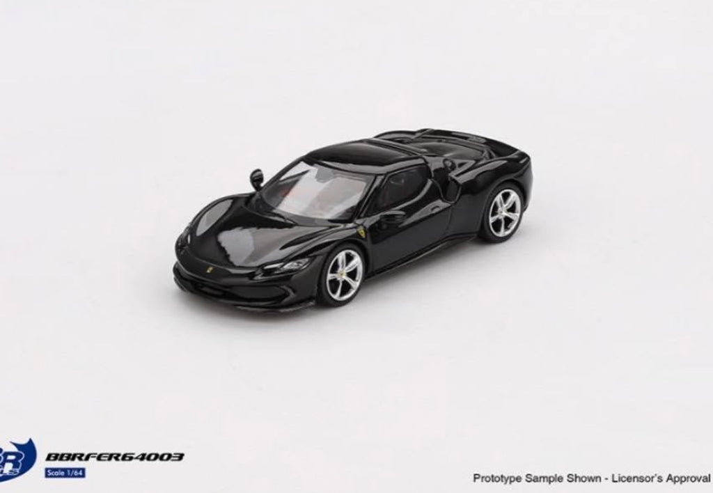 BBR FERRARI 296 GTB NERO DAYTONA